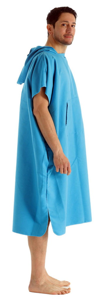 Mens Aqua Microfibre Changing Robe - Adore Home