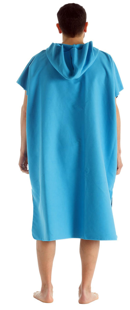 Mens Aqua Microfibre Changing Robe - Adore Home